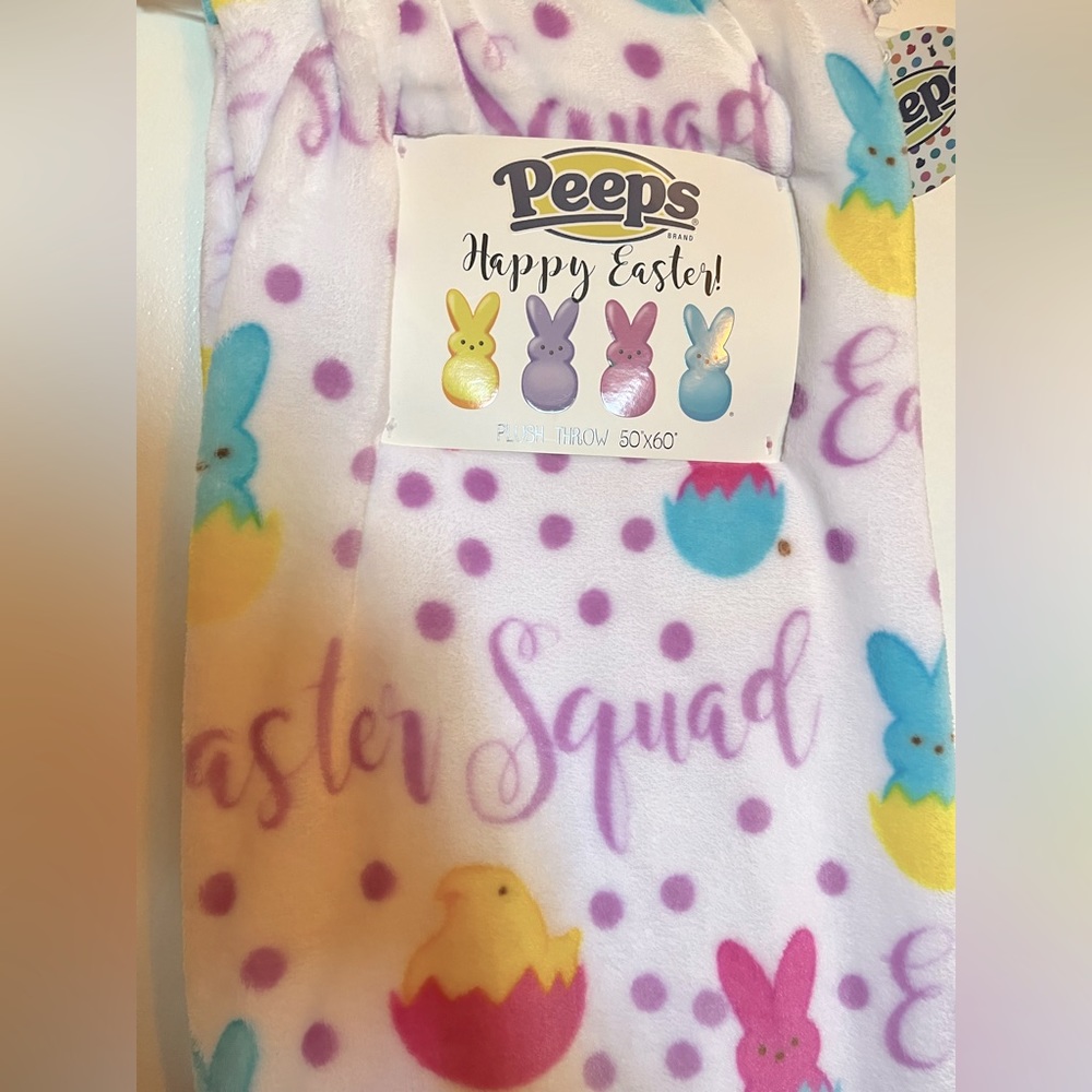 NWT Peeps throw
